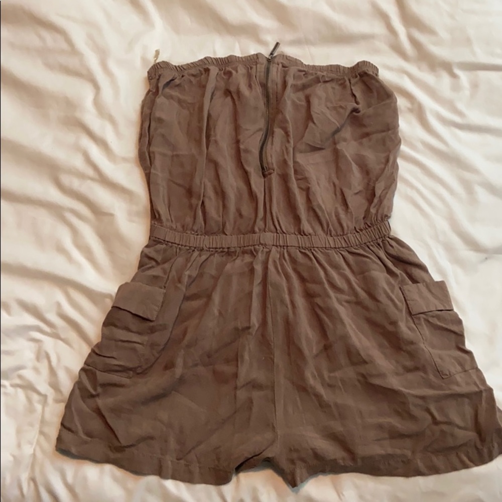 brown romper